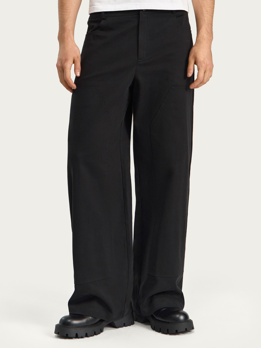 Trousers with patch details Lewis