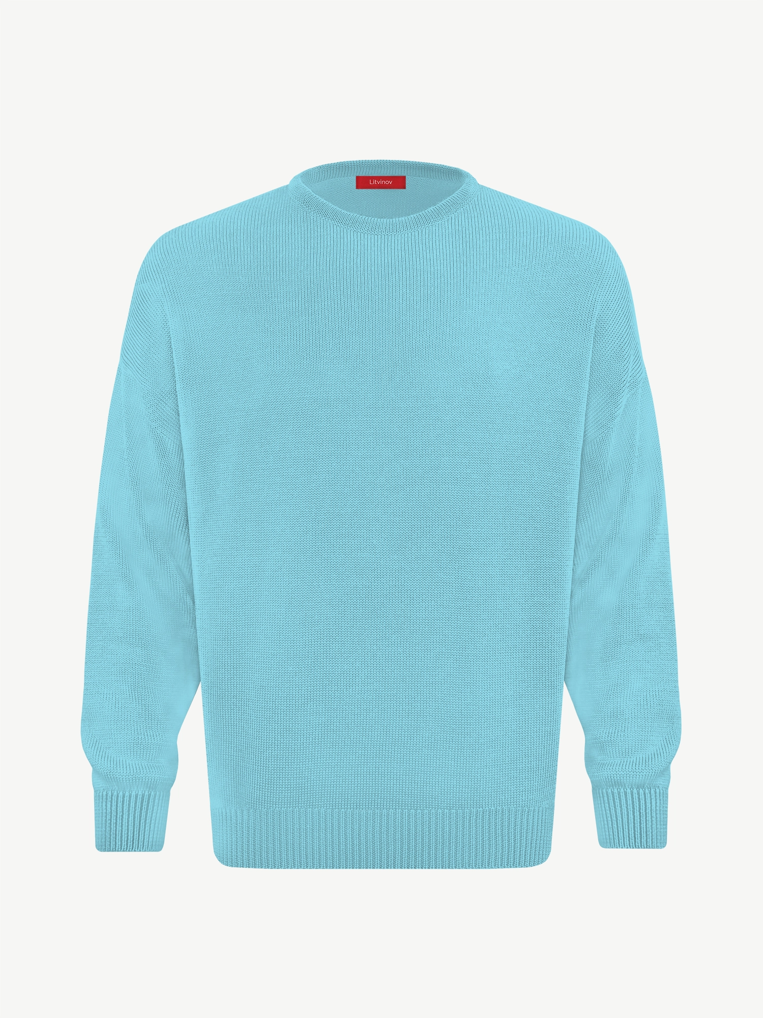 Джемпер оверсайз из экохлопка