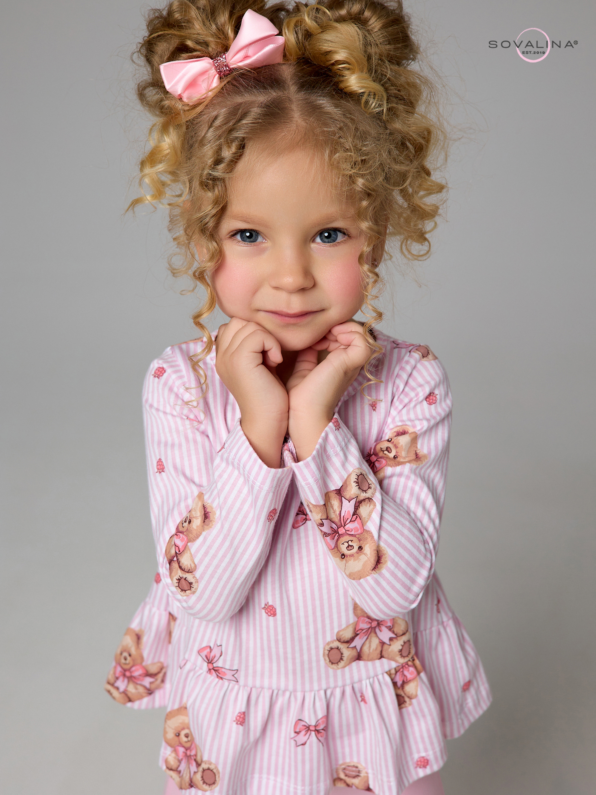 Костюм Алиса SG мишки с бантиком-роза