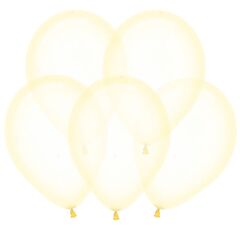 S 12''/30 см, Кристалл Пастельный, Желтый (321), 50 шт.