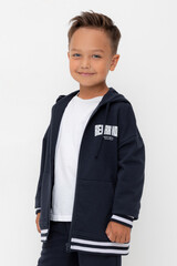 джемпер  для мальчика  КР 302758-1/индиго к569