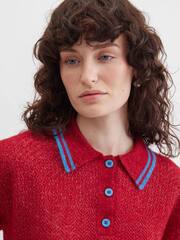 Джемпер поло красный