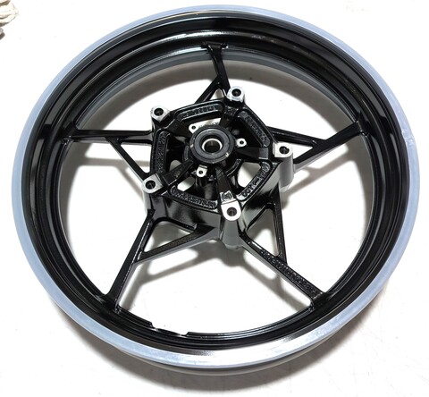 Передний колёсный диск для Kawasaki Ninja 400 2018-2022 / Z400 2019-2022 черный