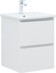 Aquanet 332505 Тумба с раковиной Эмбер 50 2 ящ. цв.белый матовый (раковина Urban) (332505) фото
