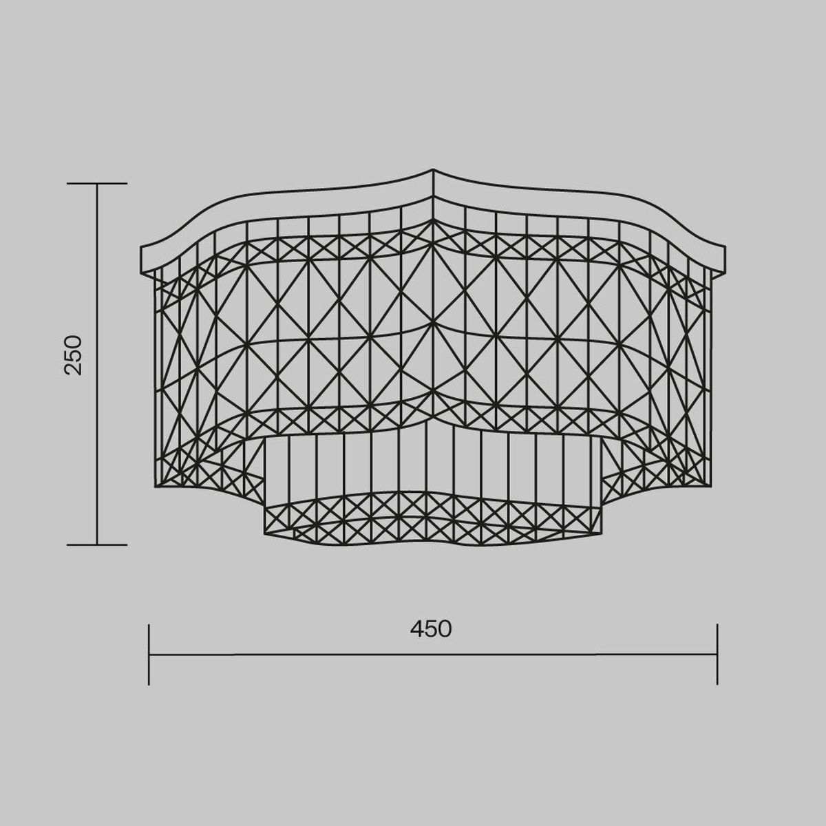 Потолочная люстра Maytoni Dune DIA005CL-06G