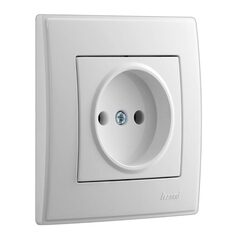 LESYA 705 0202 121 Розетка б/з керамика белая с белой вставкой (10шт)120шт