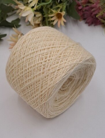 100% шерсть Transilana British wool - Экрю 575м/100гр