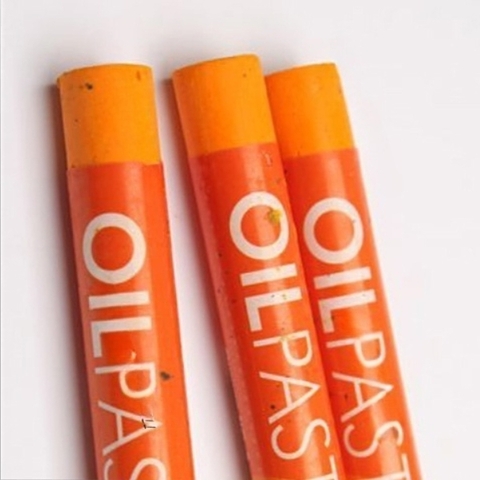 Пастель художественная масляная MUNGYO Oil Pastels Оранжевый 2 №509 (3шт)