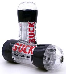 Прозрачный мастурбатор-вагина Suck - 