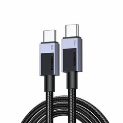 Кабель  UGREEN L512 (45063) USB-C 2.0 to USB-C 2.0 PD Fast Charging 5A Cable, 1м, черный/серый
