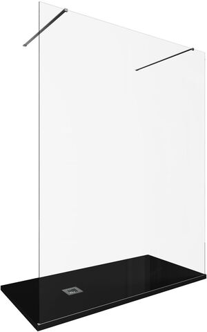 Allen Brau Infinity 3.21055.BA Душевая перегородка, цвет: cеребро браш