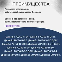 Колесо насосное Джилекс d76х5 мм (40 л)