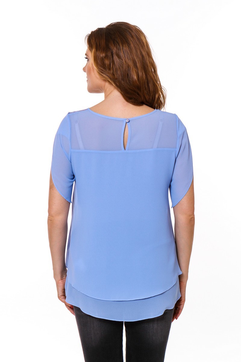 Блузка для беременных 08667 синий
