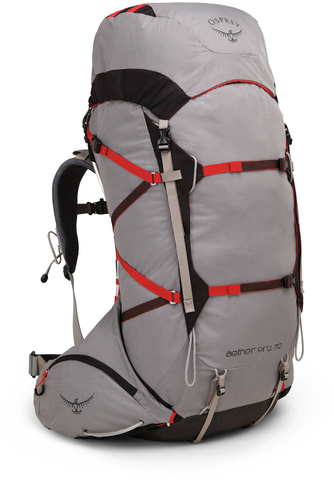 Картинка рюкзак туристический Osprey Aether Pro 70 Kelper Grey - 1
