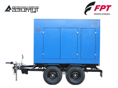 Дизельный генератор Азимут ЭД-160-Т400-1РПМ20 FTP-Iveco на шасси в капоте