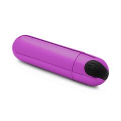 Лиловая вибропуля 10X Rechargeable Vibrating Metallic Bullet - 