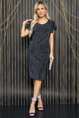 Платье Само совершенство (мерцающий черный) П11966 LT Collection