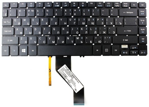 Клавиатура для Acer V7-481 V5-473 PN NK.I1417.0AC, NSK-R8BBQ, AEZQK70