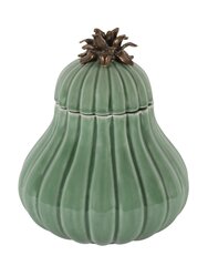 Шкатулка 23см G&C Box Pumpkin Green зеленая