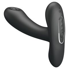 Черный массажер простаты с волновой стимуляцией Remington