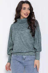 Джемпер Бернарда (мятный меланж) Б12490-8 LT Collection