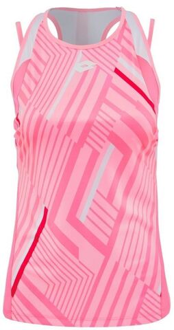 Топ теннисный Lotto Top Ten II W Tank Printed PL - sweet rose/vivid rose