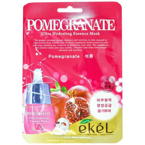 Ekel Essence mask pomegranate Маска для лица тканевая с гранатом