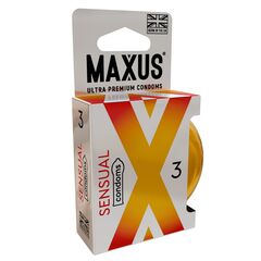 Презервативы анатомической формы Maxus Sensual - 3 шт. - 