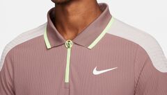 Теннисное поло Nike Court Slam Dri-Fit ADV Tennis Polo - smokey mauve/platinum violet/white