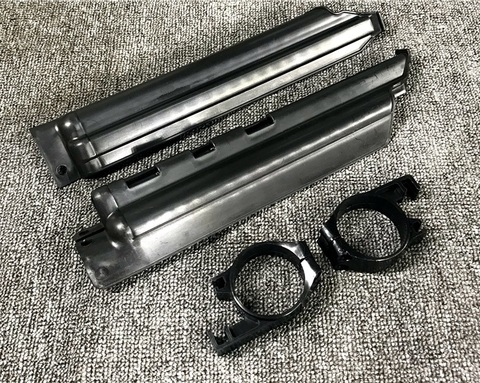 Защита перьев вилки Kawasaki KLX250, KDX250 чёрный