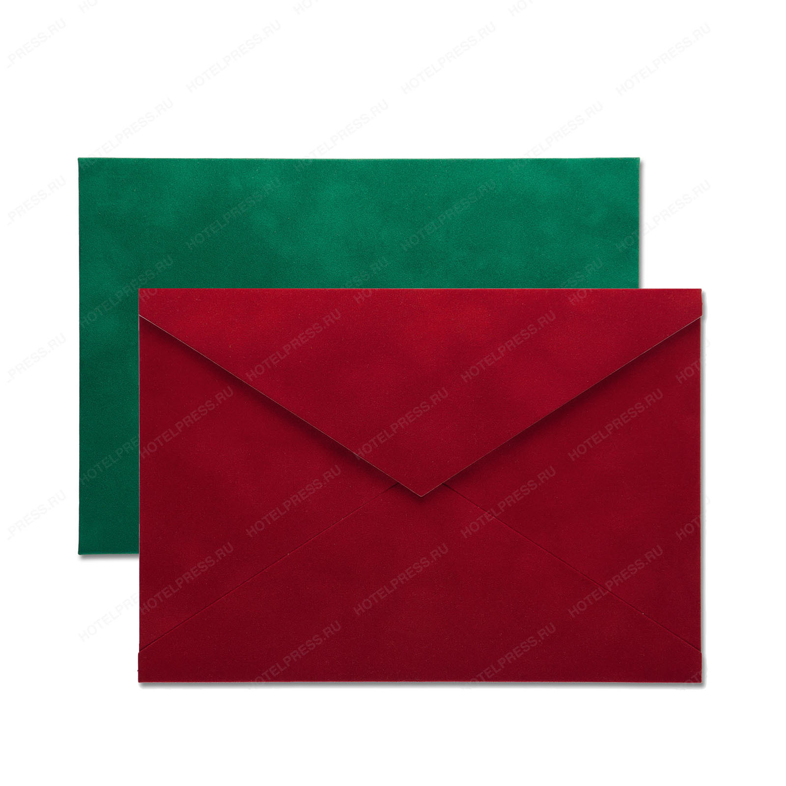 Цветные бархатные конверты на заказ
