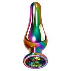 Радужная металлическая пробка Rainbow Metal Plug Medium - 11,1 см. - 