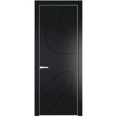 Межкомнатная дверь эмаль Profil Doors 5PE блэк глухая
