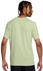 Теннисная футболка Nike Solid Dri-Fit Crew - olive aura/white