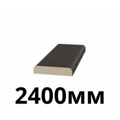 Притворная планка 30х6х2400мм экошпон Венге