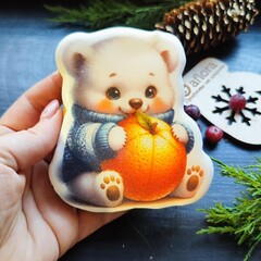Пряник медовый «Мишка» / 55 гр