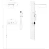 Abber AF8151B Душевая система Wasser Kreis AF8151B скрытого монтажа без излива, термостат, черный матовый