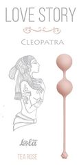 Розовые вагинальные шарики Cleopatra Tea Rose - 