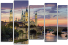 Модульная картина "Волшебный замок"