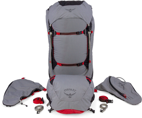 Картинка рюкзак туристический Osprey Aether Pro 70 Kelper Grey - 4