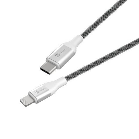Кабель j5create USB-C to Lightning Cable, белый