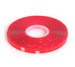 Двусторонний скотч 3M акриловый 6 мм х 5 м (клейкая лента прозрачная, двусторонняя)