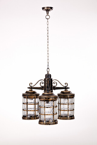 Люстра 3-х рожковая Barcelona черный с золотом (GB)