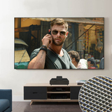 Экран Cinema S'OK SCPSFR-266x150UST для ультракороткофокусных проекторов 120'' 16:9 настенный, постоянного натяжения, полотно ALR UST, рама черная 1см