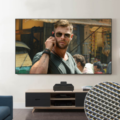 Экран Cinema S'OK SCPSFR-266x150UST для ультракороткофокусных проекторов 120'' 16:9 настенный, постоянного натяжения, полотно ALR UST, рама черная 1см