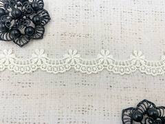 Кружево плетёное, ш. 2 см, айвори
