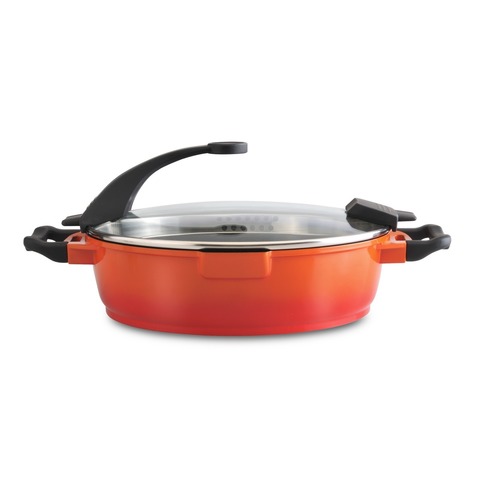 Сотейник с двумя ручками 24см 3л Virgo Orange