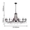 Люстра подвесная F-Promo Plini 2590-18P