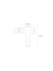Массажер для тела электрический Xiaomi Yunmai Meavon Massage Gun MV-FG-0308, черный