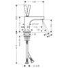 Смеситель для раковины Axor Citterio 39035000